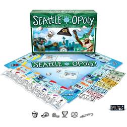 Late for the Sky Seattle-Opoly Board Game