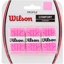 Wilson Profile Tennis Overgrip 3 Pack Pink