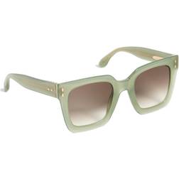 Isabel Marant Cat Eye Sunglasses, 51mm Green/Brown