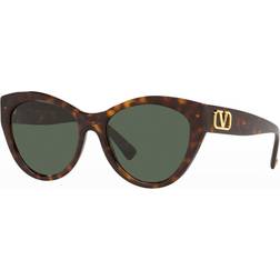 Valentino Green Cat Eye Ladies VA4109 500271 55