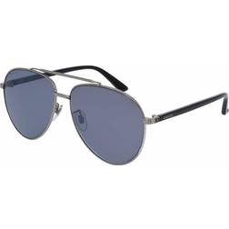 Gucci Blue Aviator Unisex GG0043SA 001 61