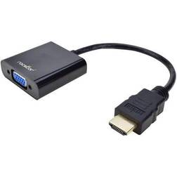 Rocstor Premium Hdmi To Vga + 3.5Mm Audio Adapter