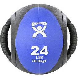 CanDo Dual-Handle Medicine Ball 9"Diam 24 lbs