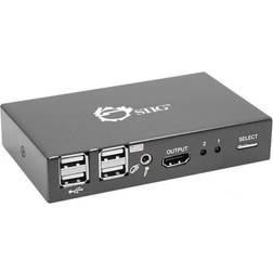 SIIG 2x1 USB HDMI KVM Switch