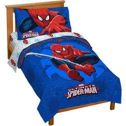 Jay Franco Marvel Spiderman 'Regulator' Toddler 4 Piece Bed Set