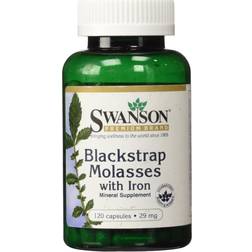 Swanson Sortstrap Melasse Med Jern 29 mg Set of 120