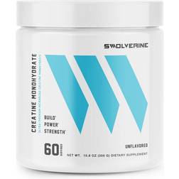 Swolverine Creatine Monohydrate Powder Unflavored 60