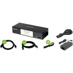 IOGEAR GCS1932H, 2-Port 4K KVMP Switch with HDMI, USB 3.0 Hub, Audio GCS1932H