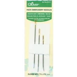 Clover Huck Embroidery Needles 3-pack