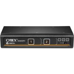 Liebert VERTIV Cybex SC820DPH KVM Lyd USB Svitsj 2 Porter SC820DPH-400
