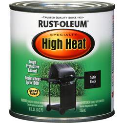 Rust-Oleum 7778730 1/2-Pint 8-Ounce Protective Enamel, Satin BBQ Black