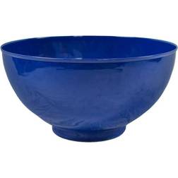 Achla Designs 16 W Round French Blue Galvanized Steel Bowl Planter