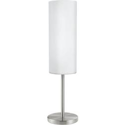 Eglo Troy White/Brushed Steel Bordlampe 46cm