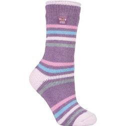 Sock Snob Heat Holder Family Socks - Purple