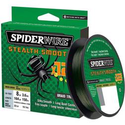 Spiderwire Tresse Stealth Smooth 12 Braid 150m Moss Green diamètre nylon 13/100