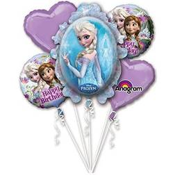 Amscan Frozen Birthday Balloon Bouquet Multi-Colored