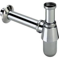 Ferro Dekorative Messing Verchromt Abfall Tassensiphon Abfluss Bad Becken Spüle 5/4 x 32 mm