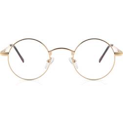 SmartBuy Collection Miesten Pyöristää Full rim Metalli Kulta- Sinisen Valon Suodatin