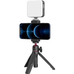 Smallrig simorr Vigor VK-50 Vlog Tripod Kit, Vibe P96 LED Light,Wave S1 Lite Mic