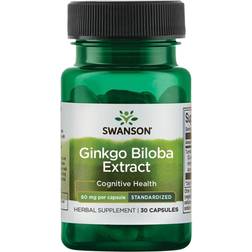 Swanson Ginkgo Biloba 24% 60mg 30 pcs