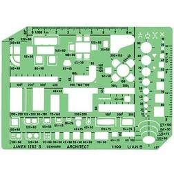 Linex 1263S Furniture Template 1:50