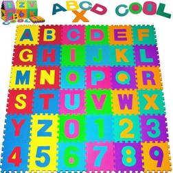 Foam Play Mat 86Pcs Alphabet & Numbers TÜV SÜD GS certified