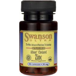 Swanson Zinc Chélaté 30mg 90 Gélules