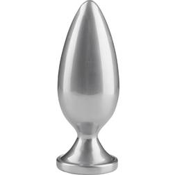 Kiotos Unisex Metal Butt Plug 3.5 inches Silver