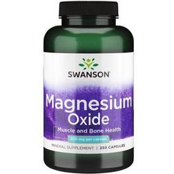 Swanson Magnésium 200mg 250 Gélules