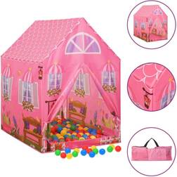 vidaXL Tenda Da Gioco Per Bambini Rosa 69x94x104 Cm