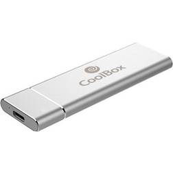 Coolbox Boîtier pour disque dur COO-MCM-NVME SSD NVMe Argenté