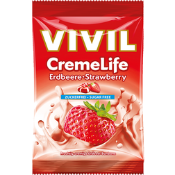 Vivil Creme Life Strawberry, sukkerfri, 110g