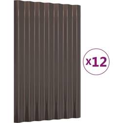 vidaXL brown, 60 36x Roof Panels