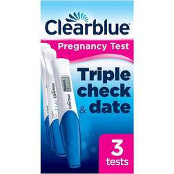 Clearblue Pregnancy Test Triple-Check & Date 3-pack