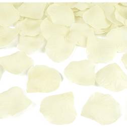 PartyDeco Rosenblad Créme 100-pack