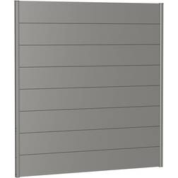 Biohort Pantalla De Privacidad 180 x 182 cm Gris Cuarzo Metalico