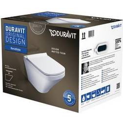 Duravit DuraStyle wc sospeso, sedile SoftClose, bianco alpino 45520900A1