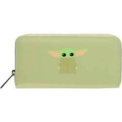 Star Wars Mandalorian Purse The Child Baby Yoda Logo new Official Zip Around