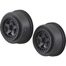 Arrma AR510096 SC 2.2/3.0 Wheel 14mm Hex Black (2)