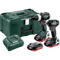 Metabo Combo 2.1.11 18V: BS18 LTBL SSD18 LTX200BL 3×4,0Ah