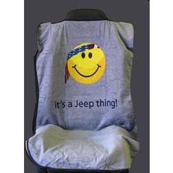 Jeep Grey Smiley Face Seat Armour