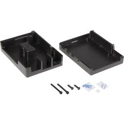 Joy-it RB-ALUCASEP4+08 Compatible Raspberry Pi Avec Refroidisseur Passif Noir