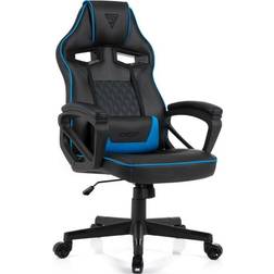 SENSE7 Knight black and blue armchair