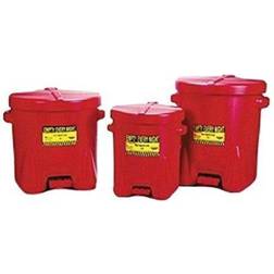 Eagle 10 Gallon Capacity, Polyethylene Oily Waste Can