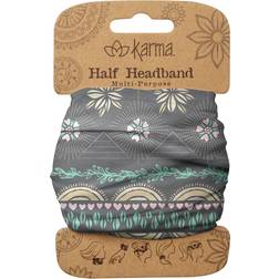 Karma Karma Gifts Headband, Half, Grey Heart
