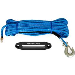 Synthetic Winch Rope 45m includes Clevis Hook