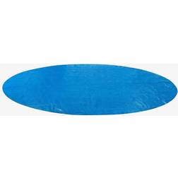 Arebos Solar Pool Cover Heating cover blue round 12ft 400 micron Blue Blue