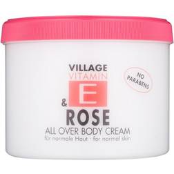 Village Skin care Vitamin E Body Cream Rose 500