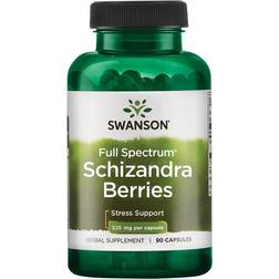 Swanson Bayas De Schizandra De Espectro Completo 525 mg - 90 Cápsulas 90 pcs