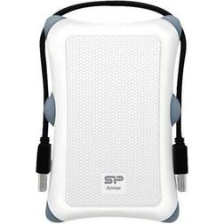 Silicon Power Armor A30 2.5-inch Shockproof SATA Hard Drive Enclosure White